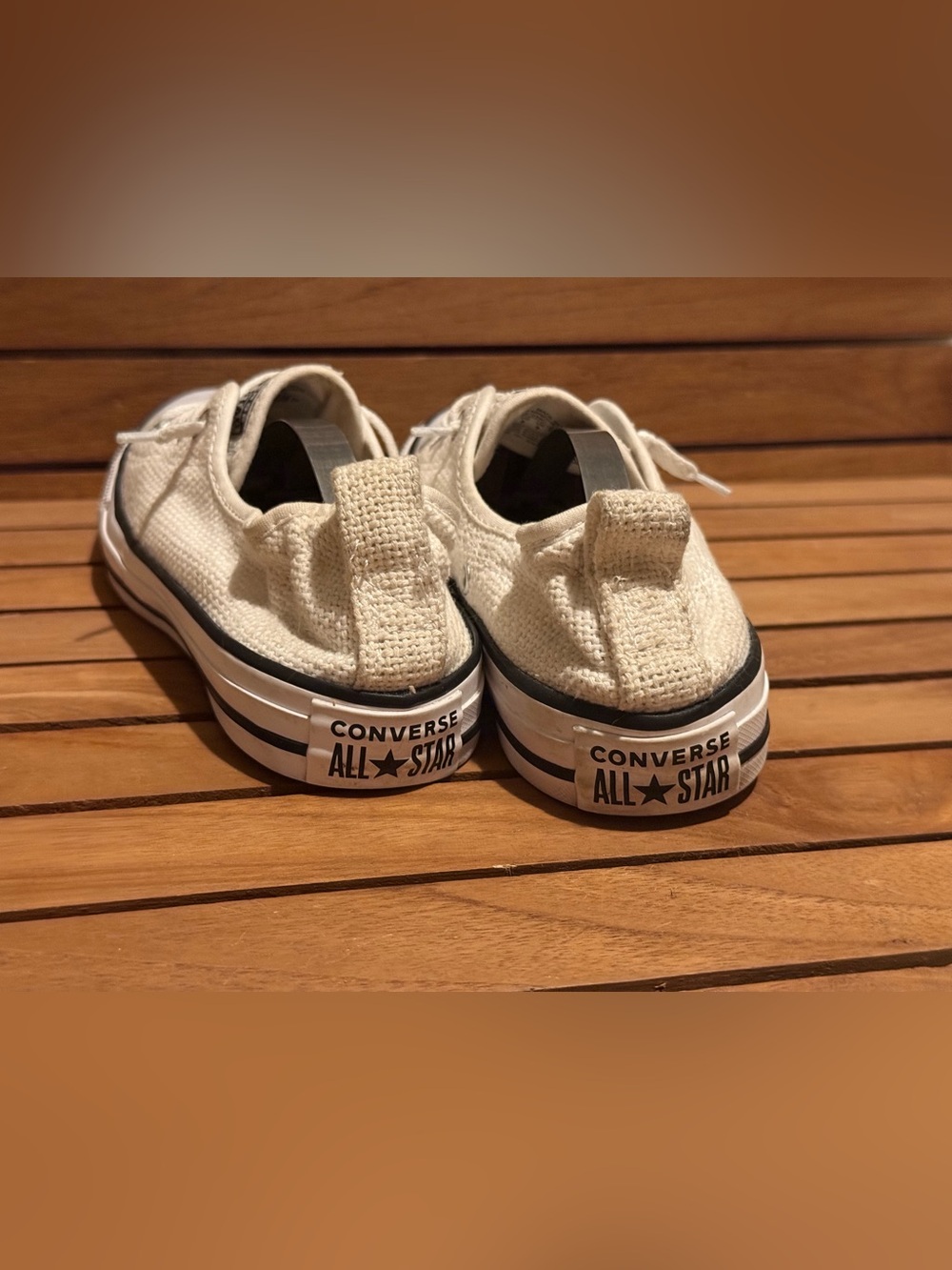 Converse Chuck Taylor All Star Shoreline Slip White - Women's Size 8 - Picture 3 of 8